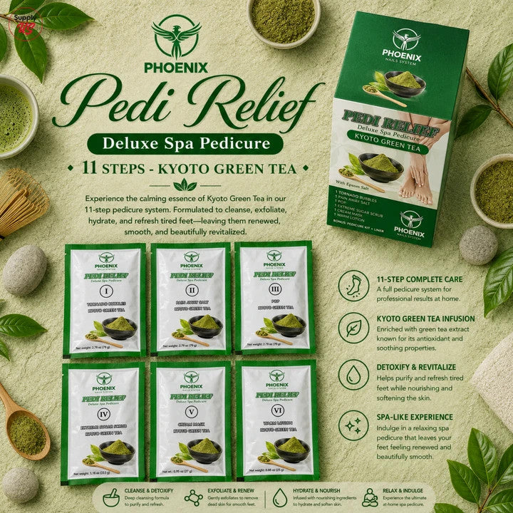 PHOENIX PAIN RELIEF PEDICURE 11 STEPS CASE OF 36 PACK