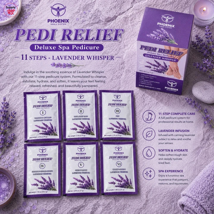 PHOENIX PAIN RELIEF PEDICURE 11 STEPS CASE OF 36 PACK