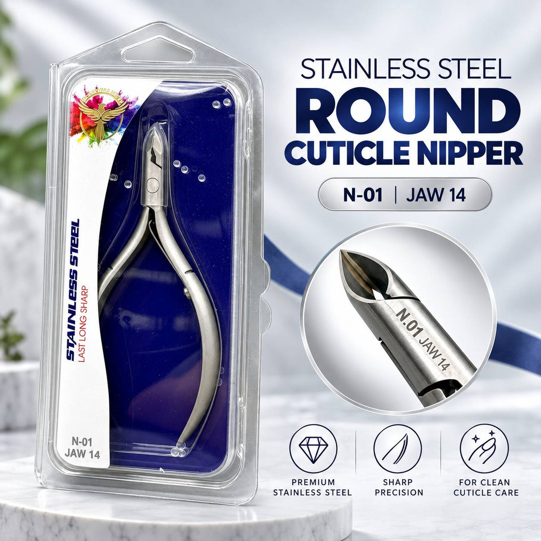Phoenix Stainless Steel Round Cuticle Nipper N-01