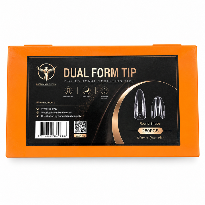 Phoenix Sandwich Dual Forms tips - Round Shape - 14 sizes 280pcsbox - 