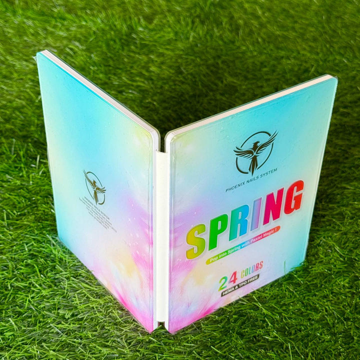 [PRE-ORDER] Phoenix Spring Gel Collection 24 Colors - Free Extra 24 Gels + 1 Color Book + Vali - FREE Mica Holder Rack - LIMITED TIME ONLY