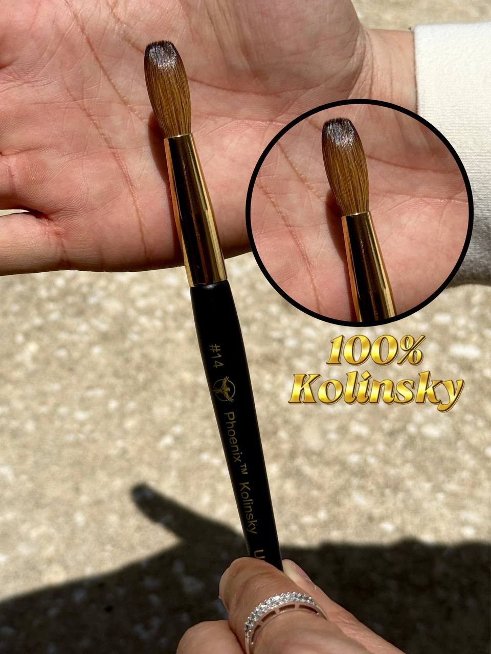 Phoenix Kolinsky Germany Acrylic Brush No.12