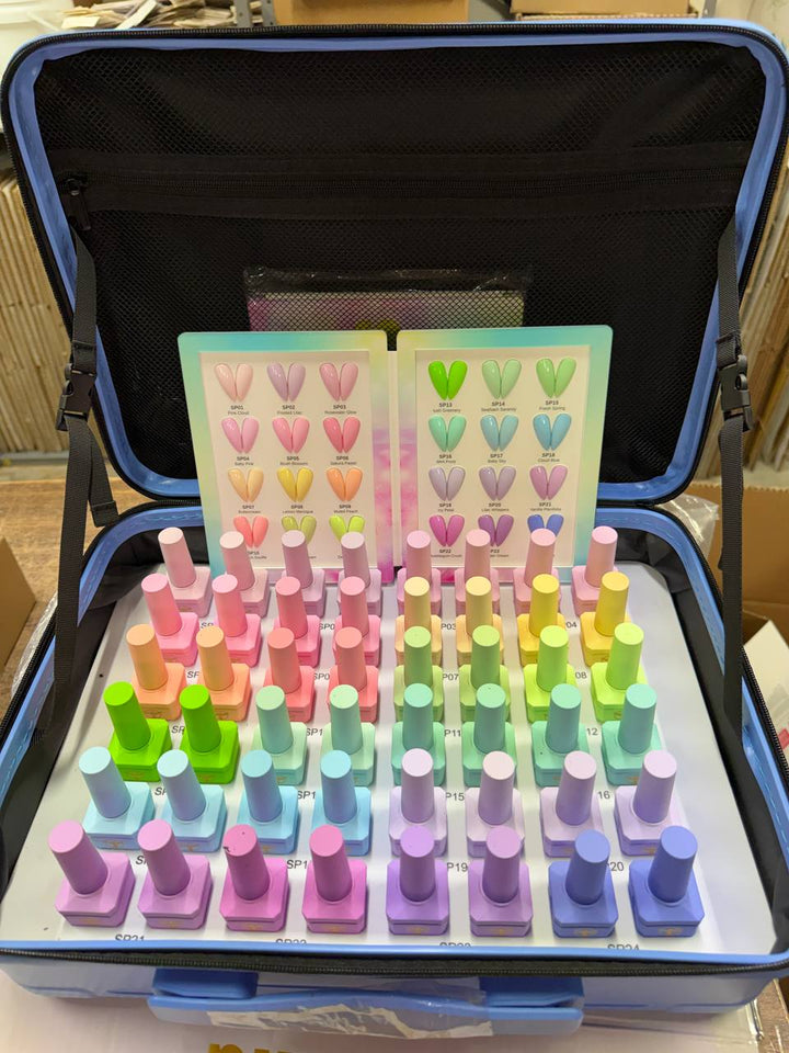 [PRE-ORDER] Phoenix Spring Gel Collection 24 Colors - Free Extra 24 Gels + 1 Color Book + Vali - FREE Mica Holder Rack - LIMITED TIME ONLY