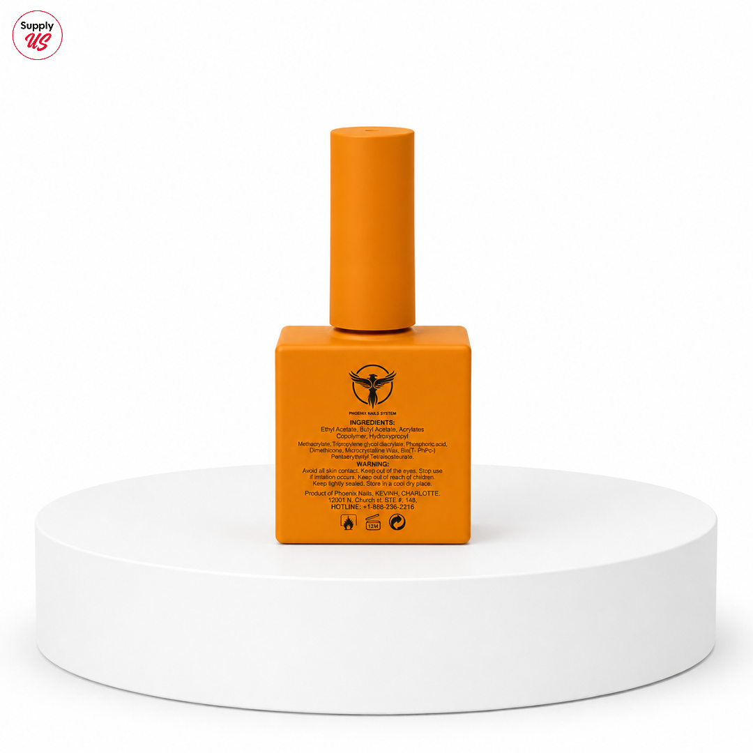 Phoenix - Flexi Nail Bonder (Sticky Bond) HEMA TPO FREE - Kit 8oz Free 6 (0.7 oz)