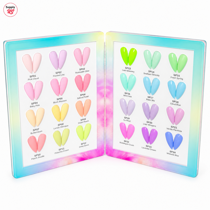 [PRE-ORDER] Phoenix Spring Gel Collection 24 Colors - Free Extra 24 Gels + 1 Color Book + Vali - FREE Mica Holder Rack - LIMITED TIME ONLY