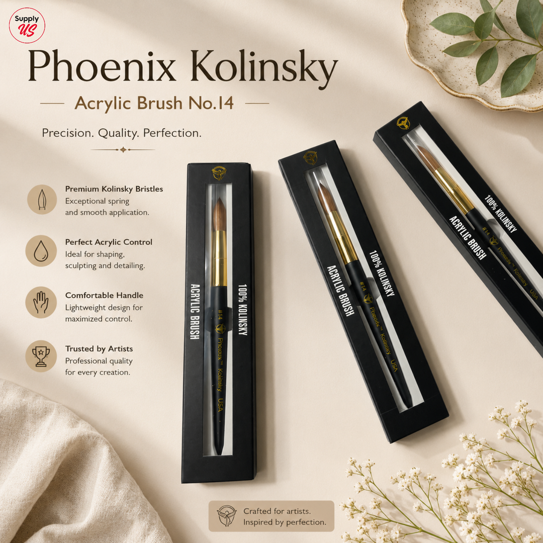 Phoenix Kolinsky Germany Acrylic Brush No.14