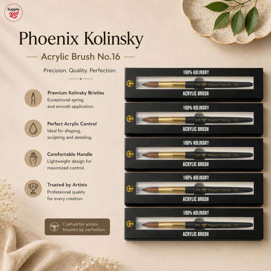 Phoenix Kolinsky Germany Acrylic Brush No.8